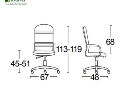 Kursi Direktur Savello type Royal HCA