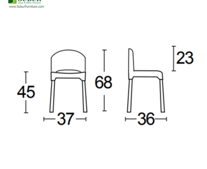 Kursi Bar/Resto Savello type Domino L