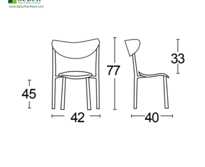 Kursi Bar/Resto Savello type Linos