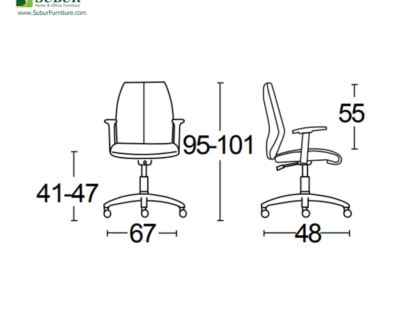 Kursi Manager Savello type Orbit L