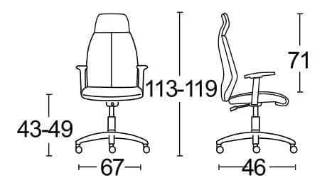 kursi kantor Savello Orbit HA