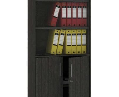 Alpha glass tall bookcase merk Melody