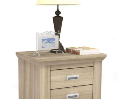RUSTIC NIGHTSTAND 2 DRW (IDEA) Merk Melody