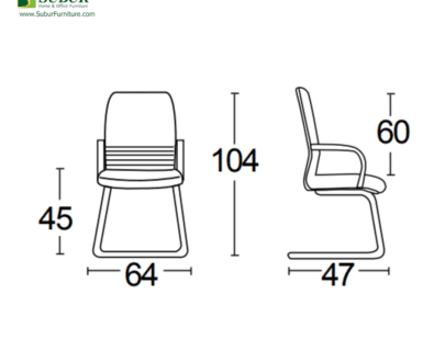 Kursi Kantor Savello type Pesco VT0