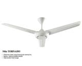 tornado white kipas angin
