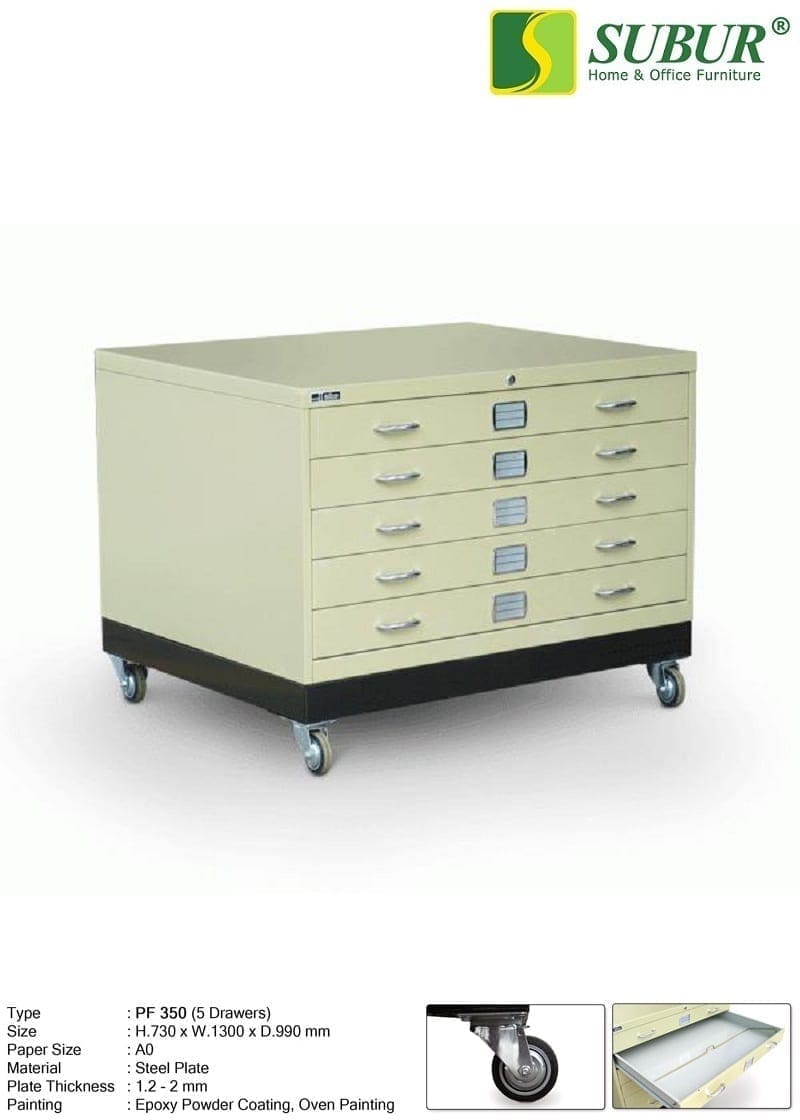 Lemari Gambar Alba type PF-350