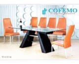 Cofemo Meja 6 Kursi makan type TC 27 CC 23