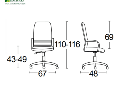 Kursi Direktur Savello type PESCO HT0