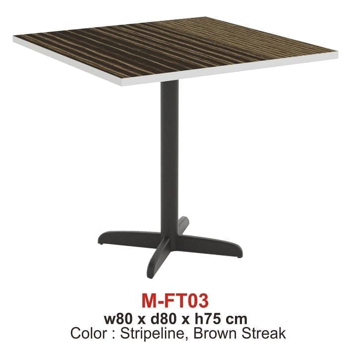 Expo Meja Food Court Persegi type MFT 03