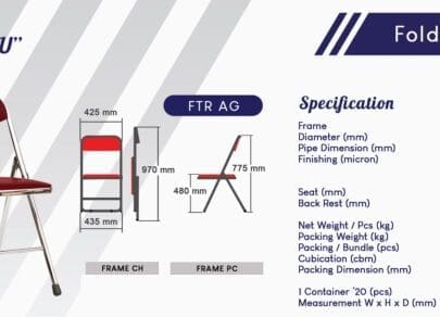 kursi lipat futura FTR AG