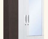 Graver Lemari Pakaian 2 Pintu Cermin Laci LP 2696