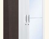 Graver Lemari Pakaian 2 Pintu Cermin Full LP 2692