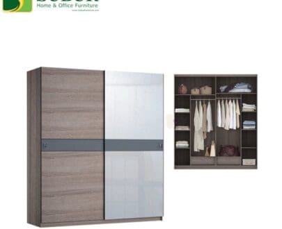 Siantano Lemari Pakaian 2 Pintu type LP SLIDING CROWN