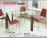 Success Meja 6 Kursi Makan type DT 106 DC 303