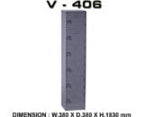 VIP Locker besi 6 laci type V 406