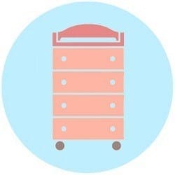 Dresser & Changing Top