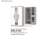 Lemari Pakaian 3 Pintu Cermin Activ Kofi LP 307