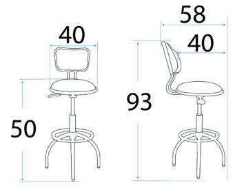 Kursi kantor ergotec 101 B