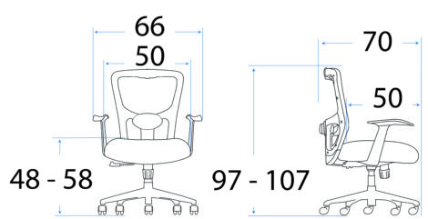 kursi kantor ergotec GL 810 PR