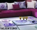 Sofa L Valentino + Puff Voda