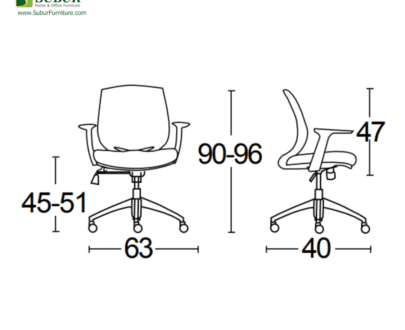 Mirro GT1A Kursi Kantor Savello