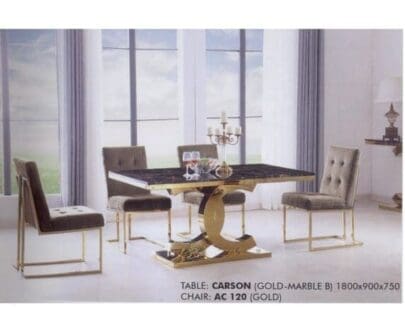 Aveda Carson Gold marble