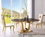 Meja Aveda Union Gold, Marble A
