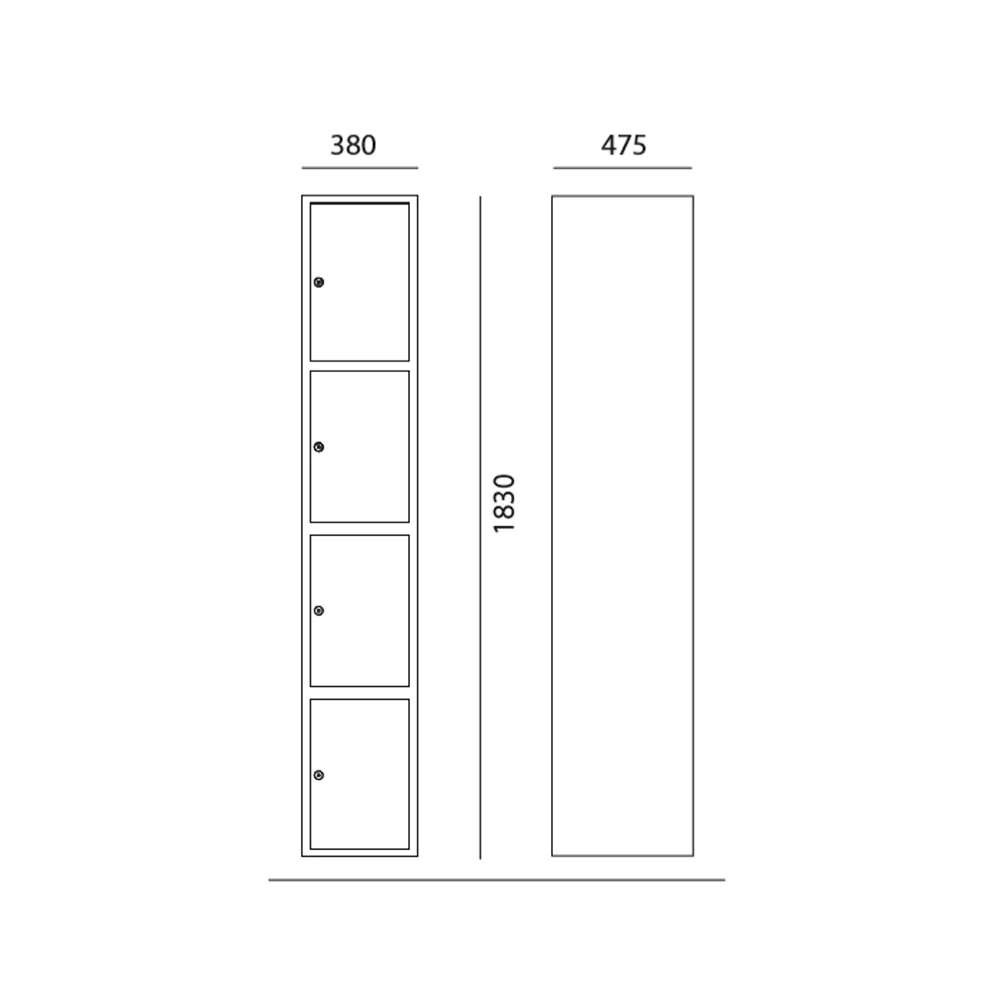HighPoint Metal Storage AISL4