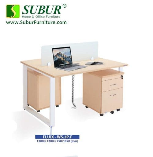 Meja Kantor Indachi Fluix Ws 2p F Subur Furniture Online Store