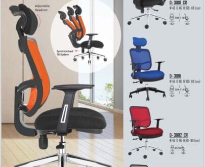 D 3001 CR Kursi Kantor Indachi