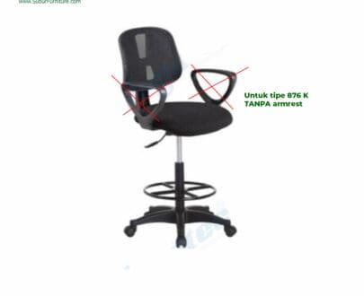 Kursi Kantor Staff / Sekretaris Ergotec 876 K