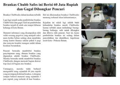 testimoni brangkas chubb