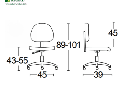 Kursi Kantor Savello type Duplo G