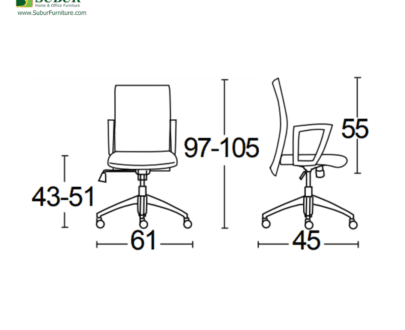 Kursi Kantor Savello type Combi Pro LTO