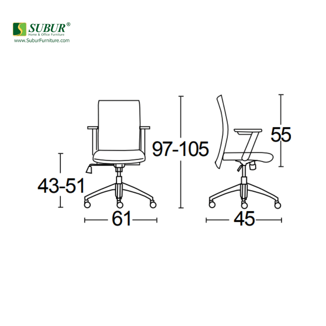 Kursi Kantor Savello type Combi Pro LT1