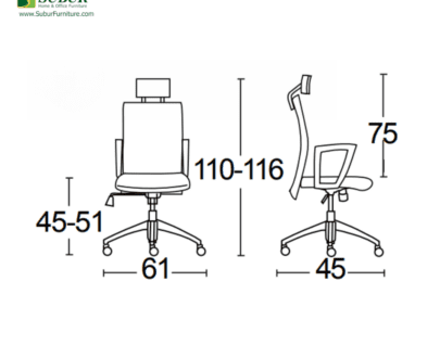 Kursi Kantor Savello type Combi Pro HTOA