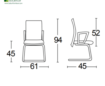 Kursi Kantor Savello type Combi VTO