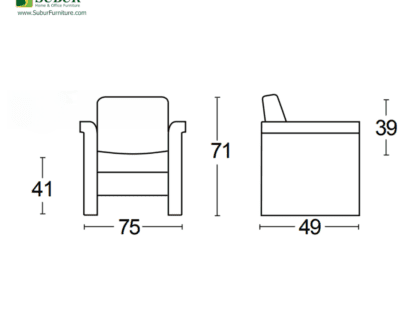 Sofa Kantor Savello type Colby