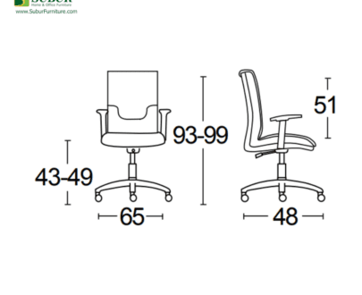Kursi Kantor Savello type Caspia L