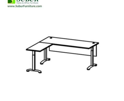 Meja Kantor Indachi 1 Biro + Meja Samping tipe DD