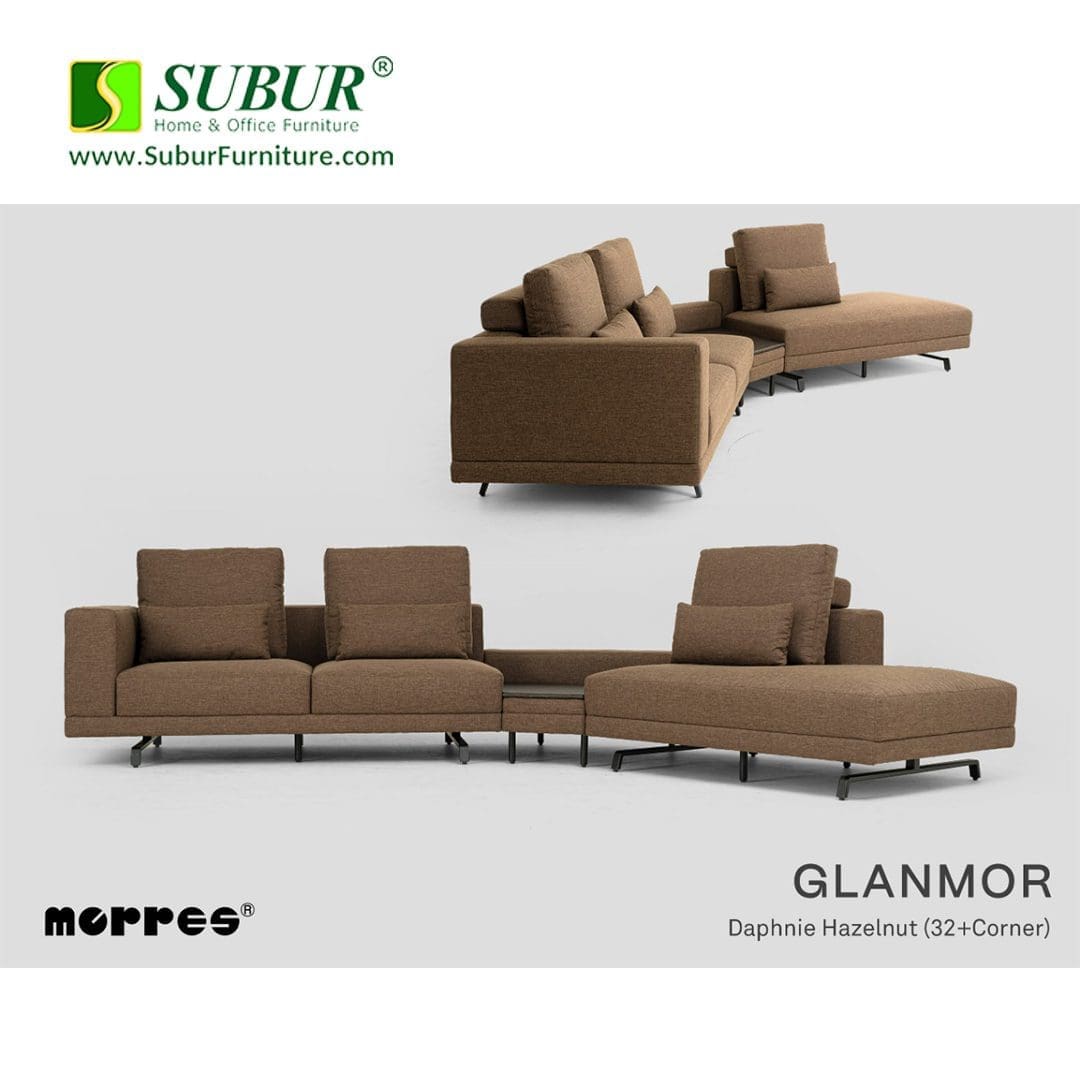 Sofa L Morres tipe Glanmor