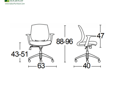 Kursi Kantor Savello tipe Mirro Pro GT1