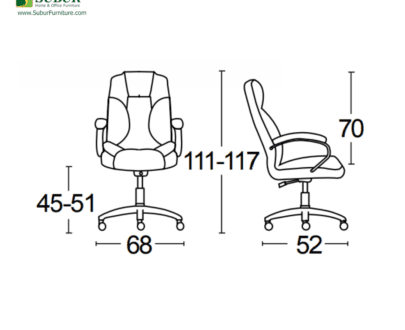 Kursi Kantor Savello tipe Nexstar HKC