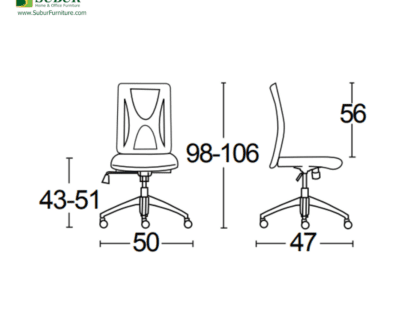 Kursi Kantor Savello tipe Meshmallow H
