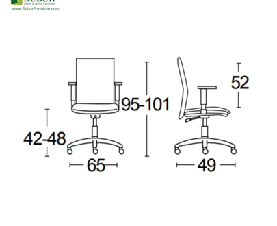 Kursi Kantor Savello tipe Emerald LKA