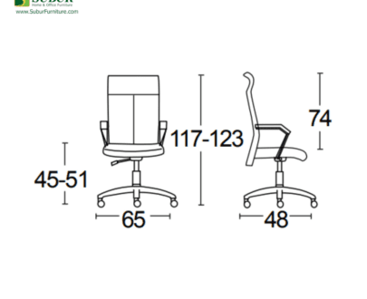 Kursi Kantor Savello tipe Matrix HC