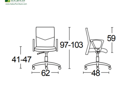Kursi Kantor Savello tipe Majesty LKA