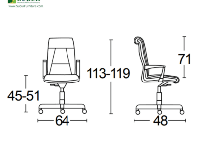 Kursi Kantor Savello tipe Maestro HK
