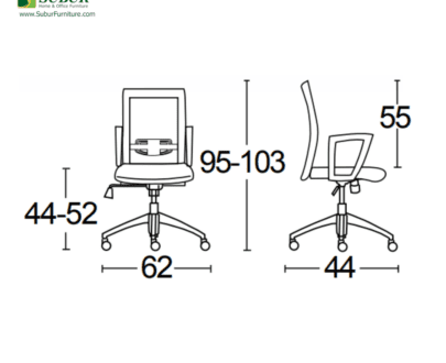 Kursi Kantor Savello tipe Legacy LT0