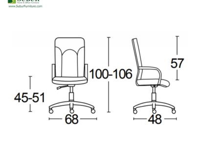 Kursi Kantor Savello tipe Lasso LKCA